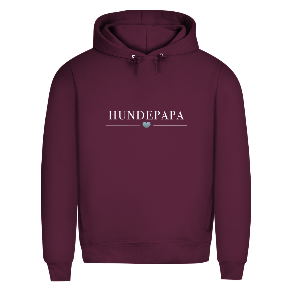 Hundepapa - Bio-Hoodie für Herren
