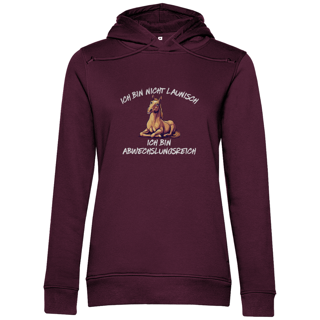 Abwechslungsreich - Bio-Hoodie für Damen
