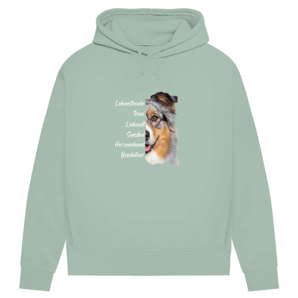 Australian Shepherd - Bio-Hoodie für Damen