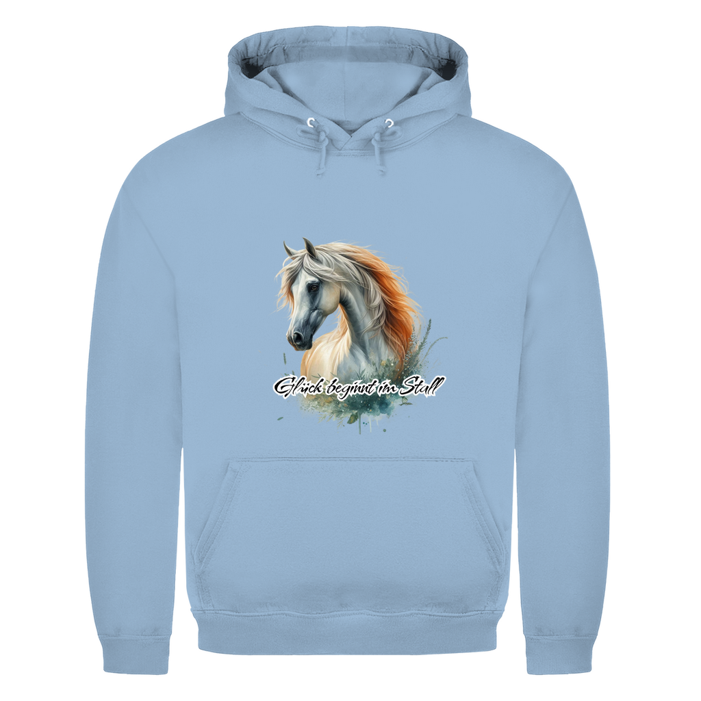 Glück beginnt im Stall - Hoodie Unisex