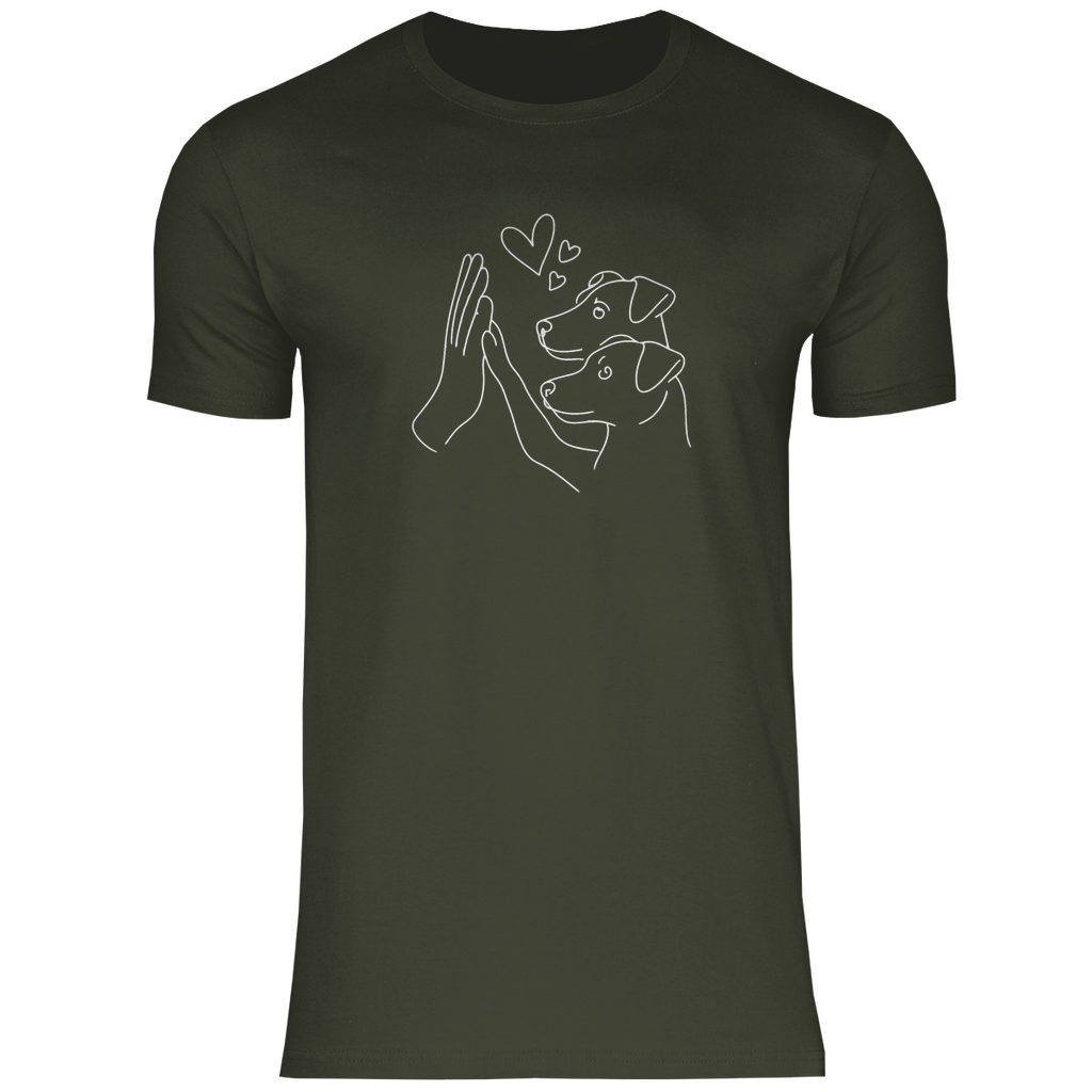Herren T-Shirt Doppeltes Glück