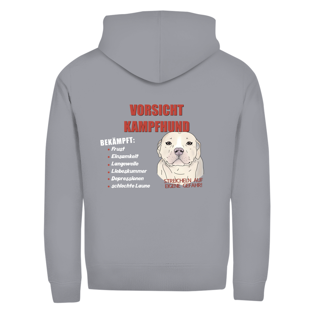 Lieblingshund- Zipper-Hoodie Unisex | Rückendruck