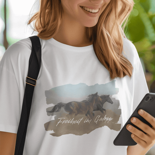 Freiheit im Galopp - T-Shirt für Damen