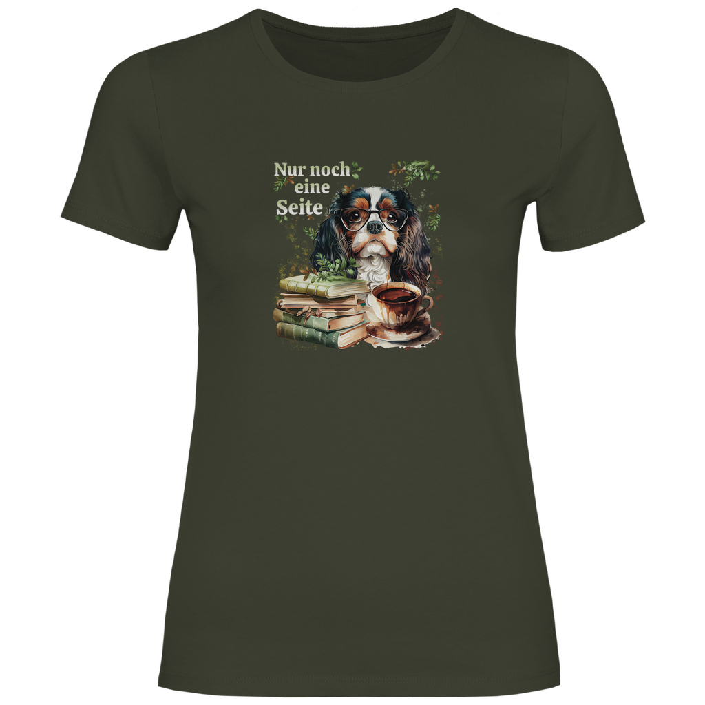 Bücherwurm - T-Shirt für Damen