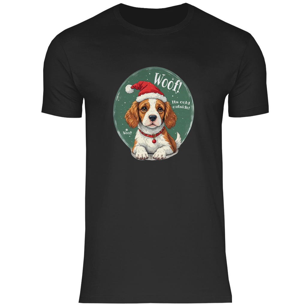 Wuff und Weihnachten - T-Shirt für Herren-Weihnachten