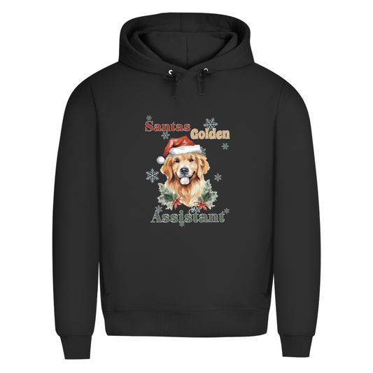 Santas Golden Assistantt - Bio-Hoodie für Herren