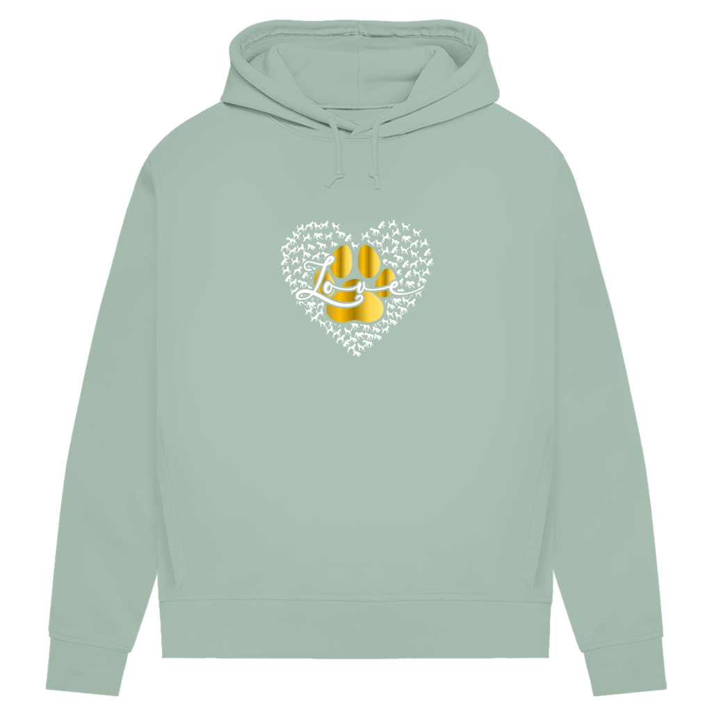 Love Dog - Bio-Hoodie für Damen