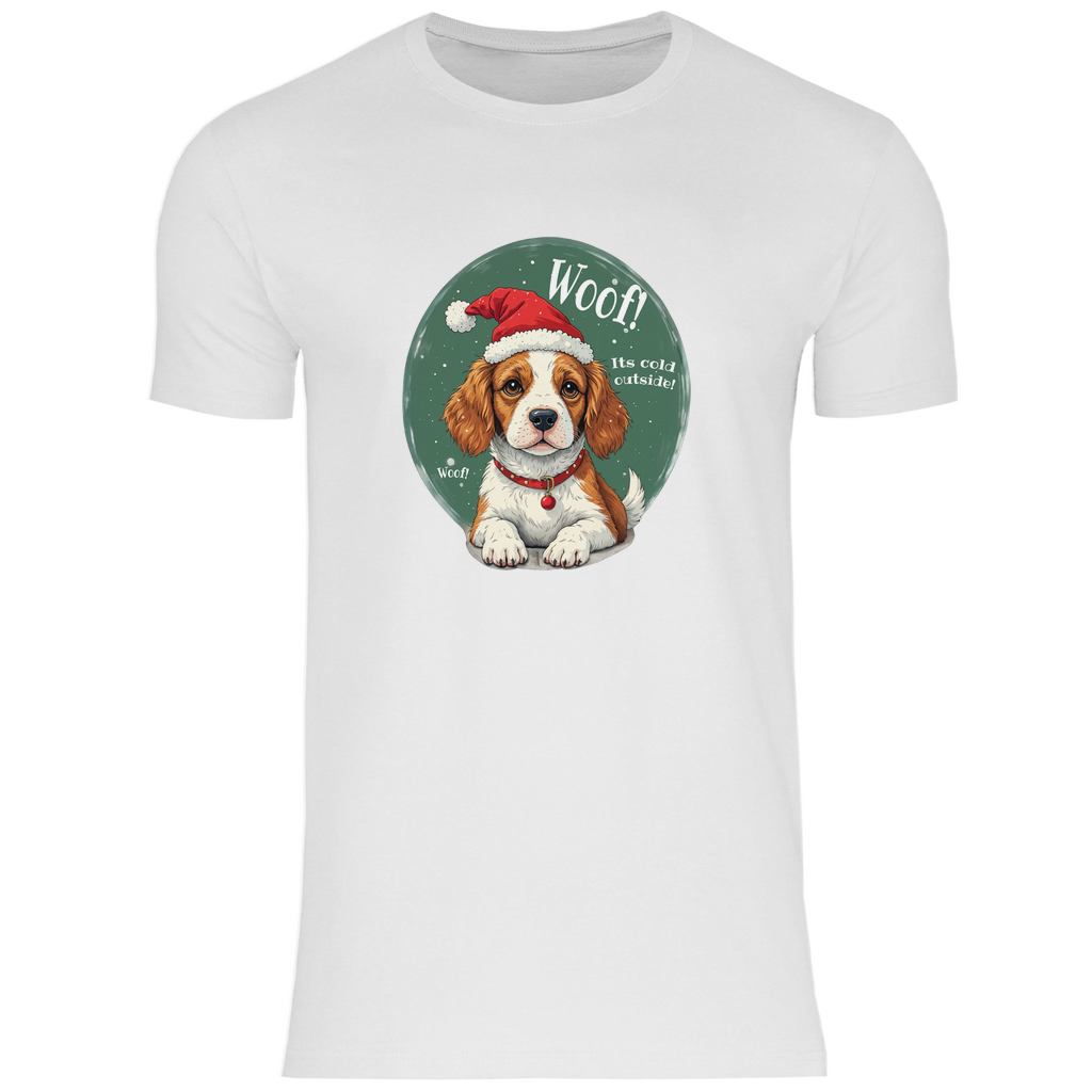 Wuff und Weihnachten - T-Shirt für Herren-Weihnachten