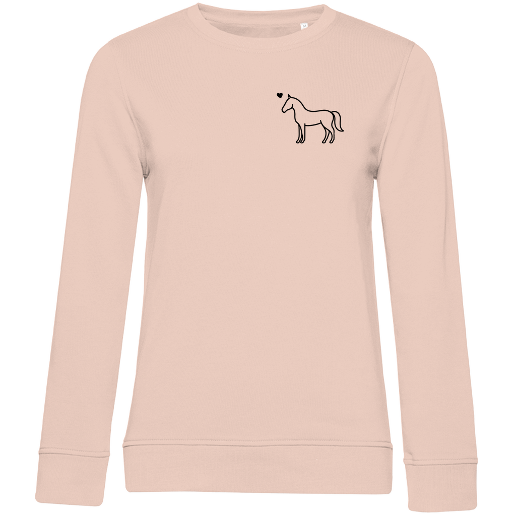 Eleganz mit Herz - Bio-Sweatshirt für Damen