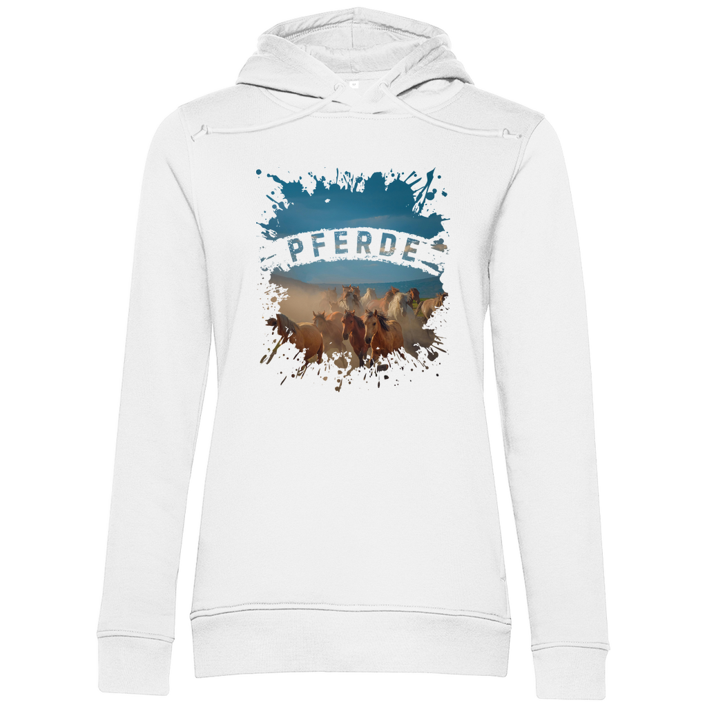 Pferdeliebe - Bio-Hoodie für Damen