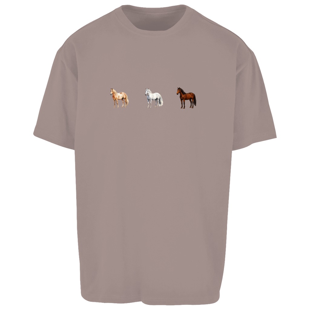 Pferde Trio - Oversize T-Shirt-Unisex