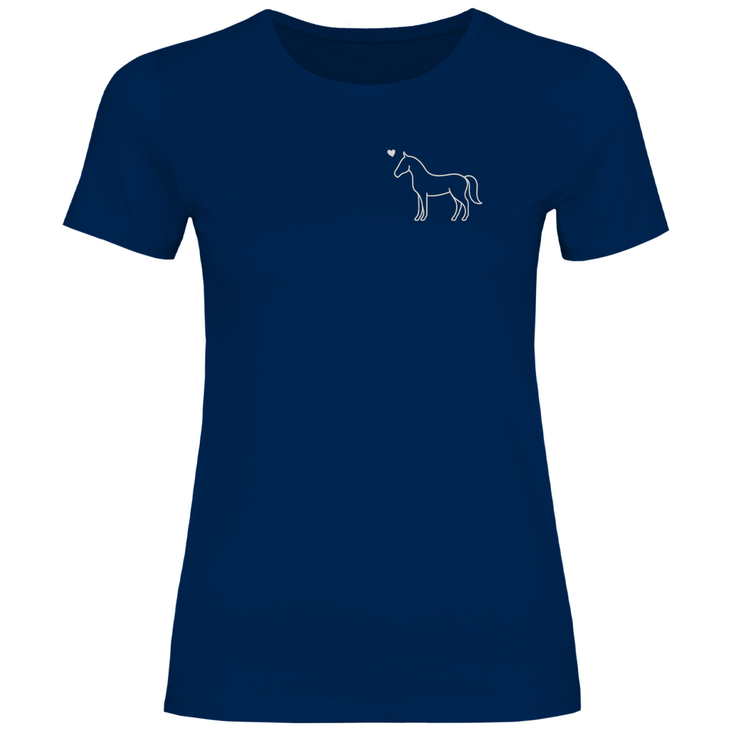 Eleganz mit Herz - T-Shirt für Damen