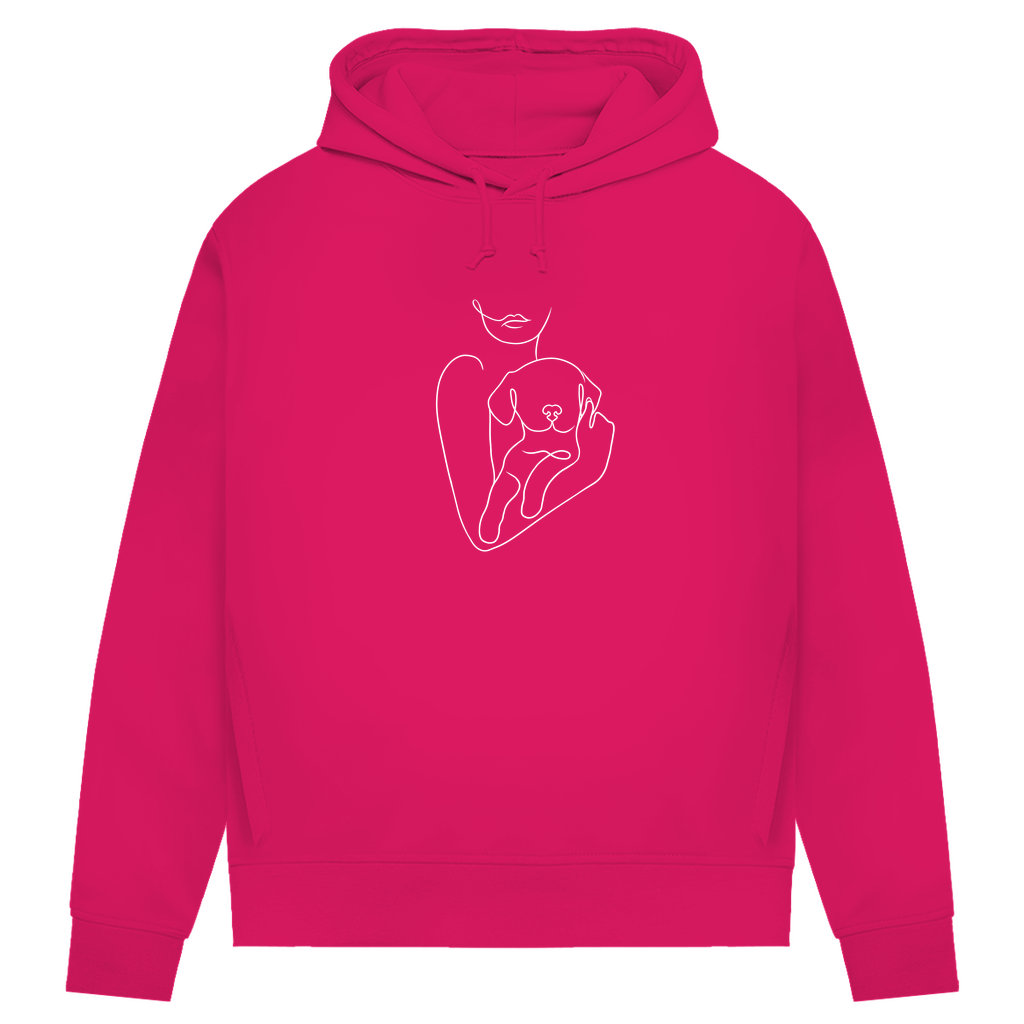Welpenliebe - Bio-Hoodie für Damen
