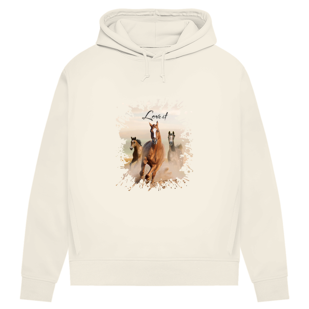 Pferdepower - Bio-Hoodie für Damen