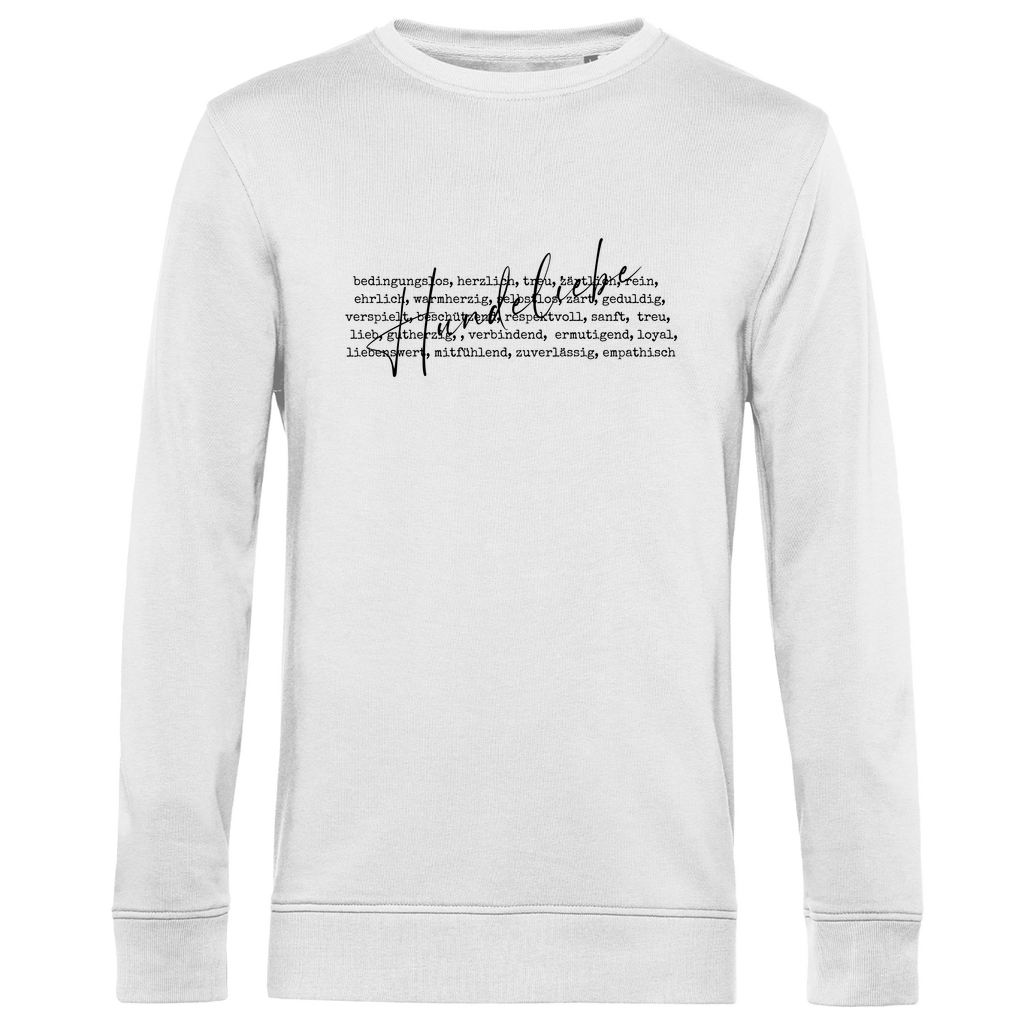 Hunde Liebe ist... - Bio-Sweatshirt für Herren