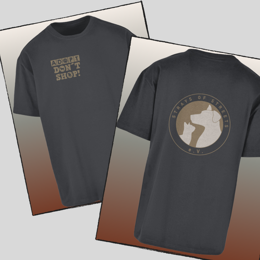 Rescue Emblem - Oversize-Shirt für Herren | Strays of Streets | Beidseitig