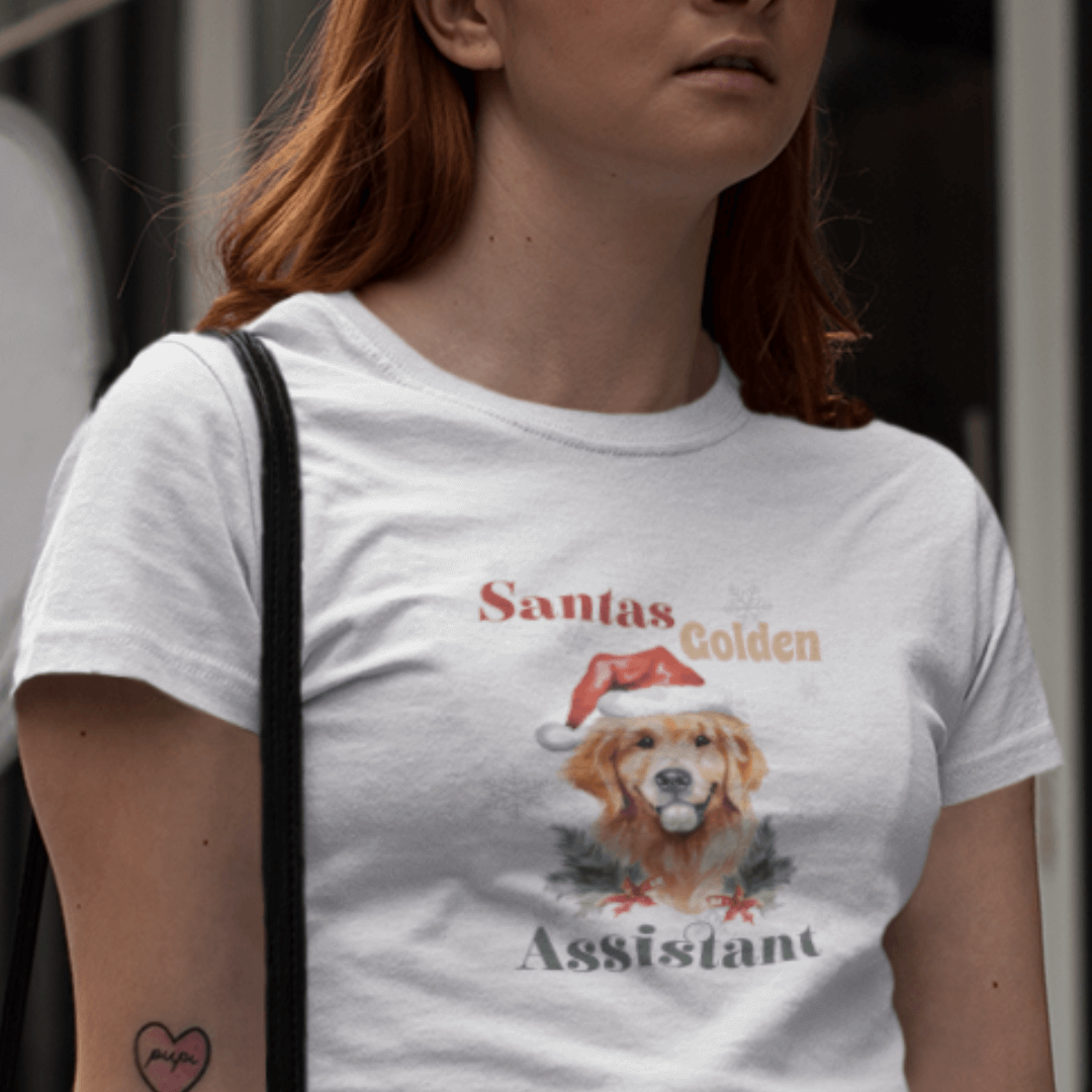 Golden Assistant - T-Shirt für Damen-Weihnachten