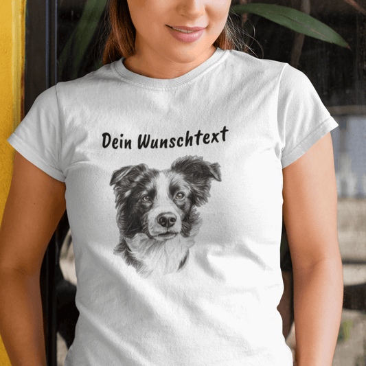 Fellfreund -T-Shirt für Damen- Dein Wunschtext