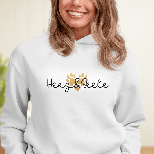 Herz und Seele – Hoodie aus Bio-Baumwolle für Damen