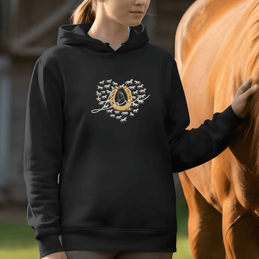 Hufeisenliebe - Bio-Hoodie für Frauen