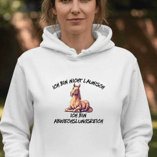 Abwechslungsreich - Bio-Hoodie für Damen