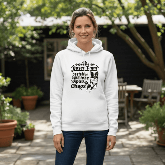 Unser Team - Bio Hoodie für Damen
