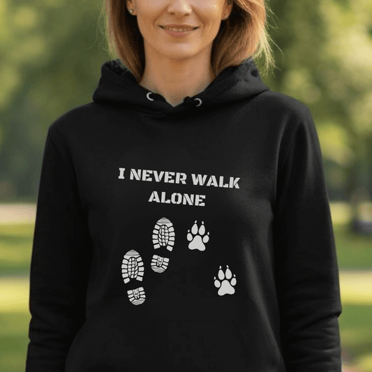 I Never Walk Alone - Bio-Hoodie für Damen