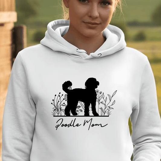 Pudel Mom– Hoodie aus Bio-Baumwolle für Damen
