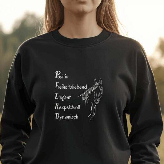 Seelenpferd - Bio-Sweatshirt für Damen