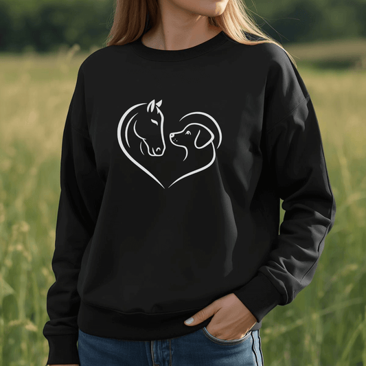 Herzensfreunde - Bio-Sweatshirt für Damen