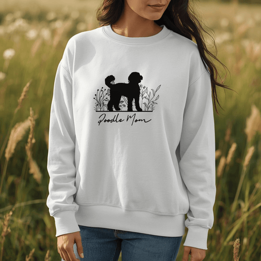 Poodle Mom – Bio-Sweatshirt für Damen