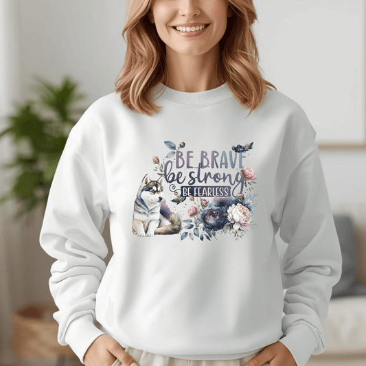 Be Strong - Bio-Sweatshirt für Damen