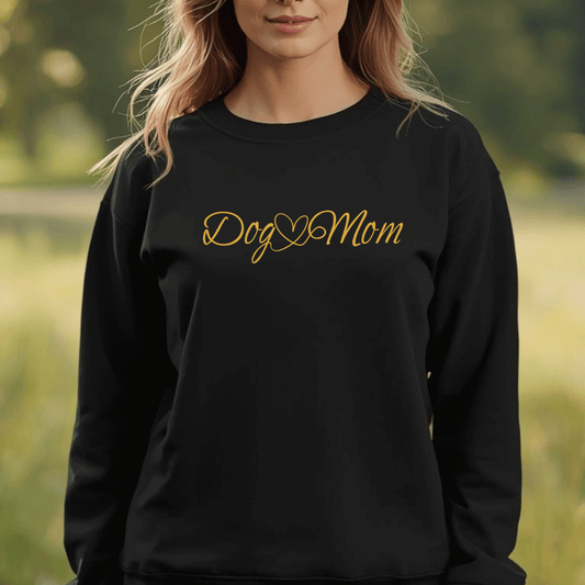 Dog Mom - Bio-Sweatshirt für Damen