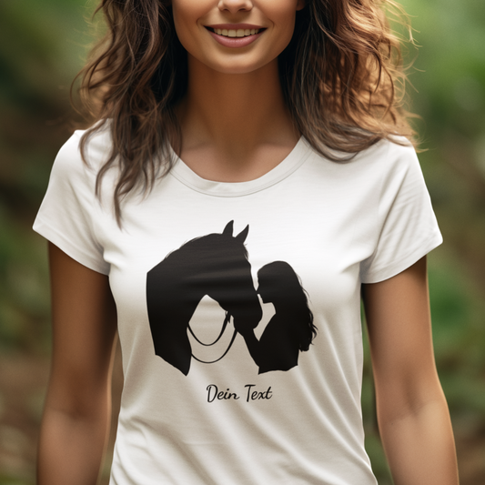 Freundschaft - T-Shirt für Damen- Dein Wunschtext