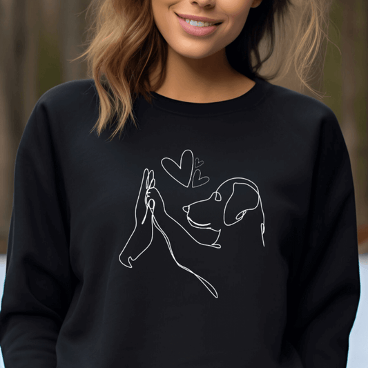 Wahre Liebe - Bio-Sweatshirt für Damen