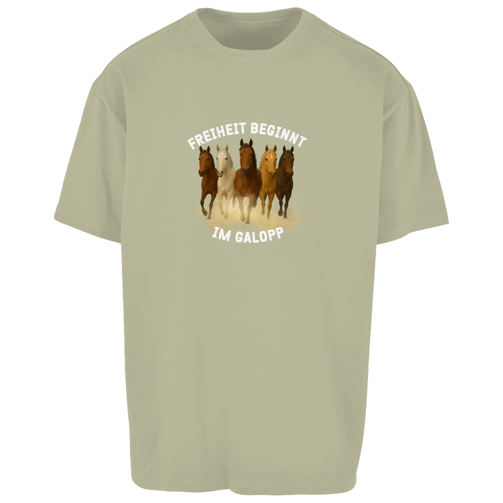 Galopp ist Freiheit - Oversize T-Shirt-Unisex