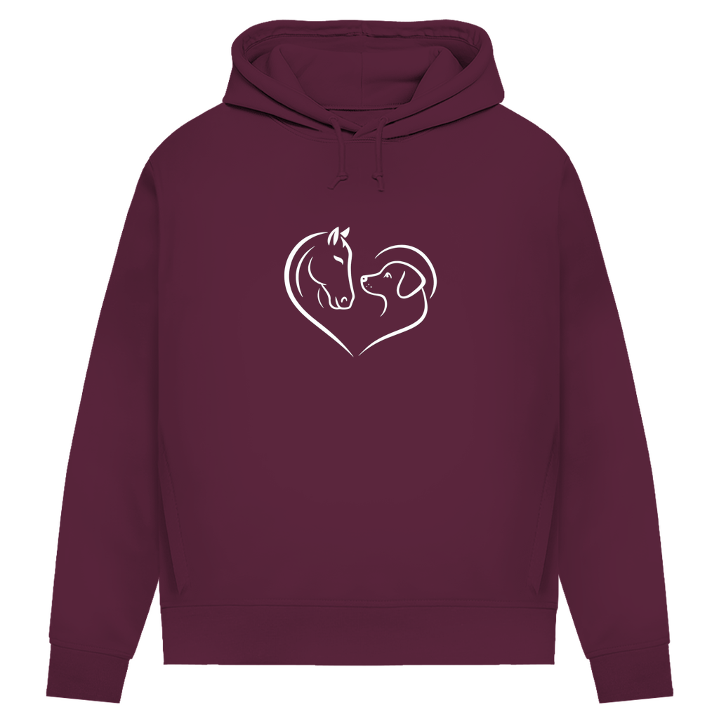 Herzensfreunde - Bio-Hoodie für Damen