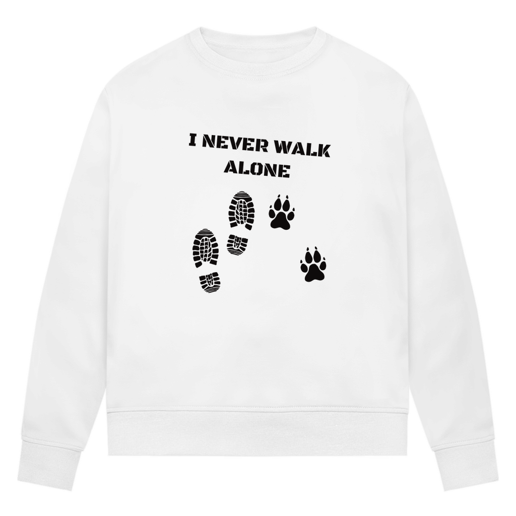 I Never Walk Alone - Bio-Sweatshirt für Damen