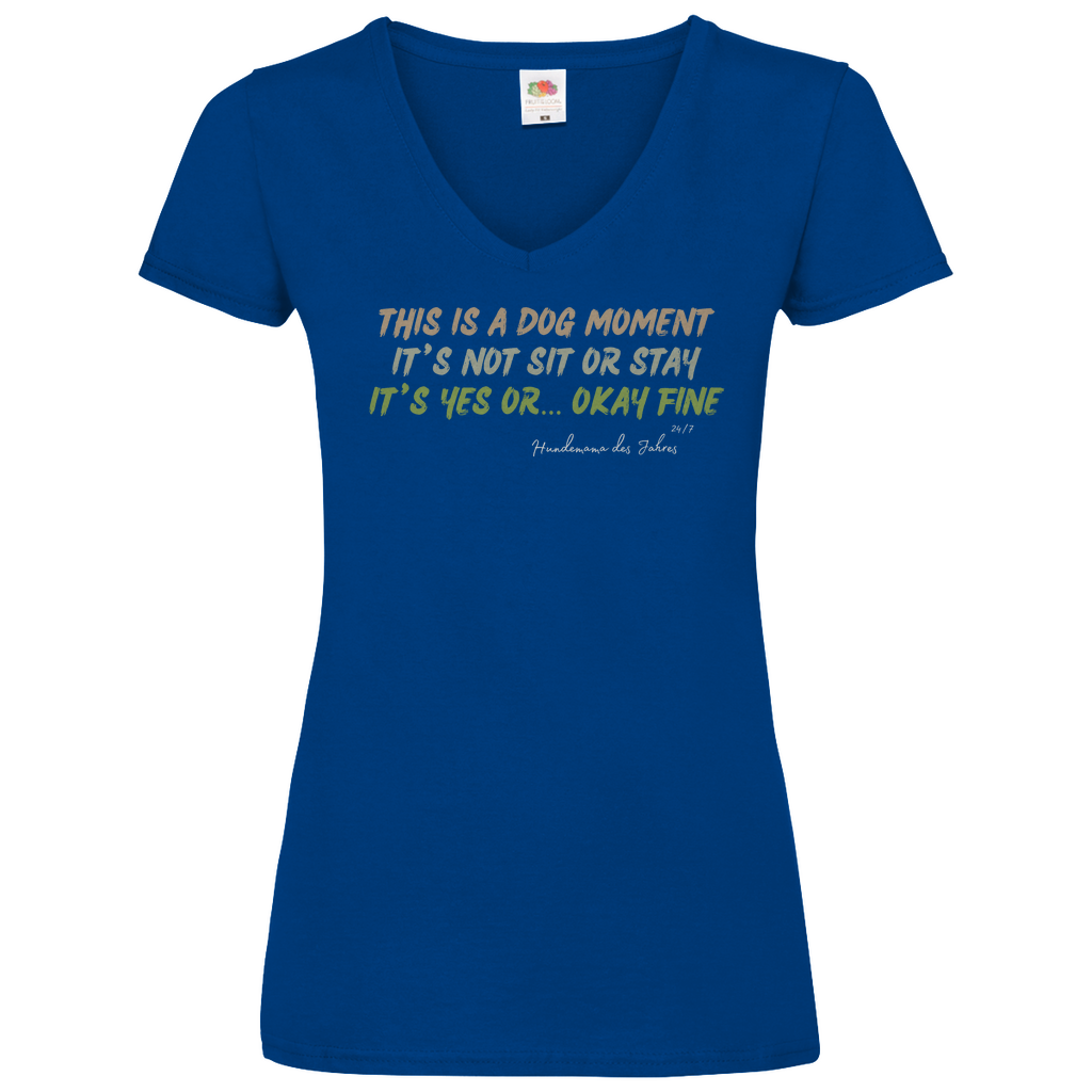 Hundemama des Jahres - V-Shirt für Damen