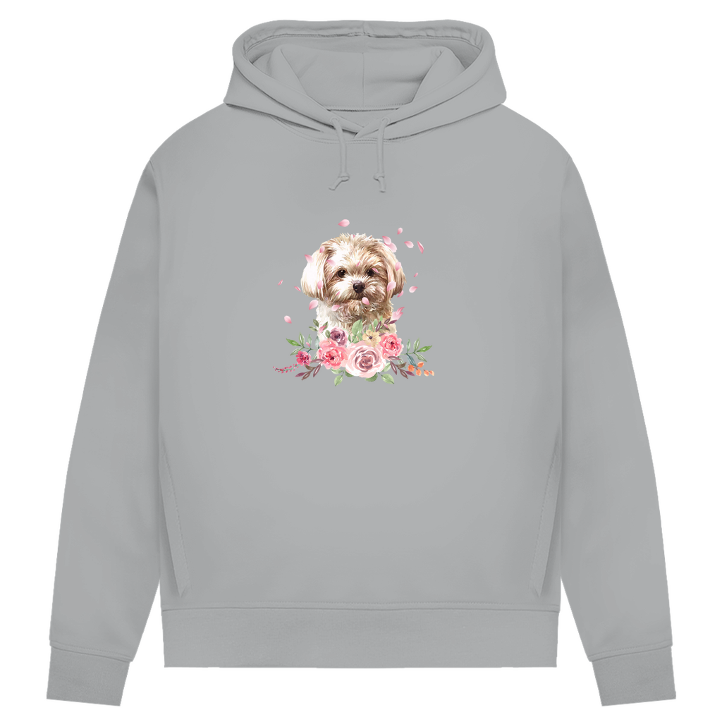 Flower Malteser - Bio-Hoodie für Damen