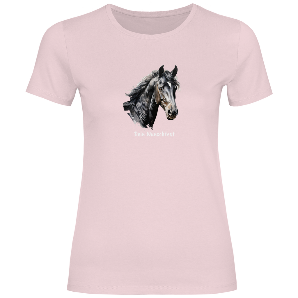 Seelenpferd - T-Shirt für Damen- Dein Wunschtext