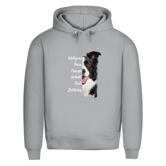 Border Collie - Bio-Hoodie für Herren