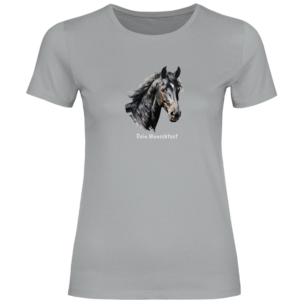 Seelenpferd - T-Shirt für Damen- Dein Wunschtext