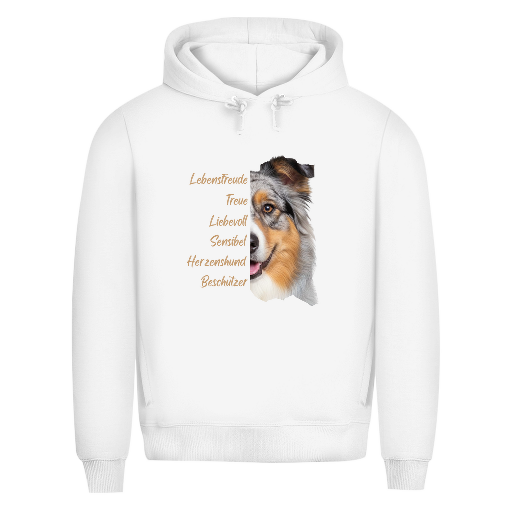 Australian Shepherd - Bio-Hoodie für Herren