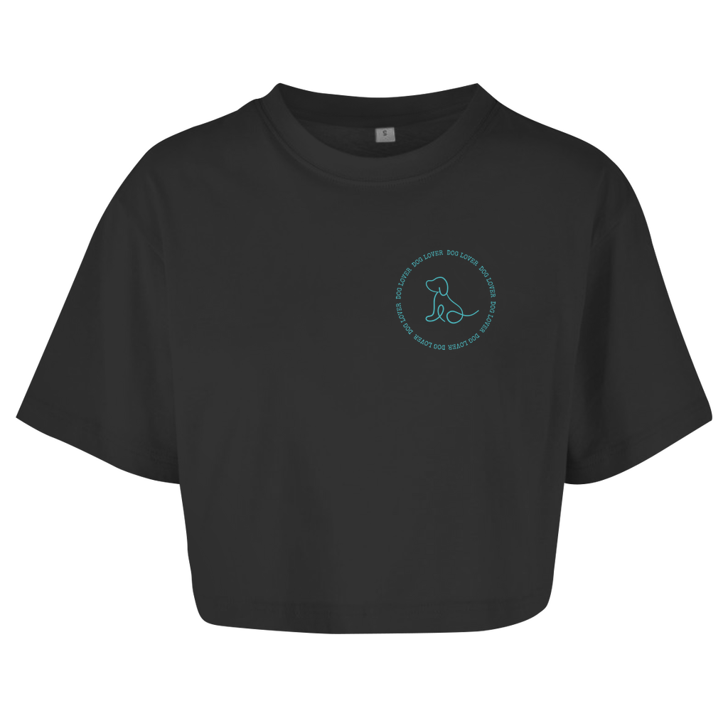 Dog Lover - Oversize Crop Top für Damen