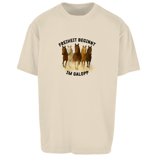 Galopp ist Freiheit - Oversize T-Shirt-Unisex