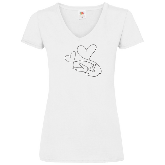 Pakt Der Liebe - V-Shirt für Damen