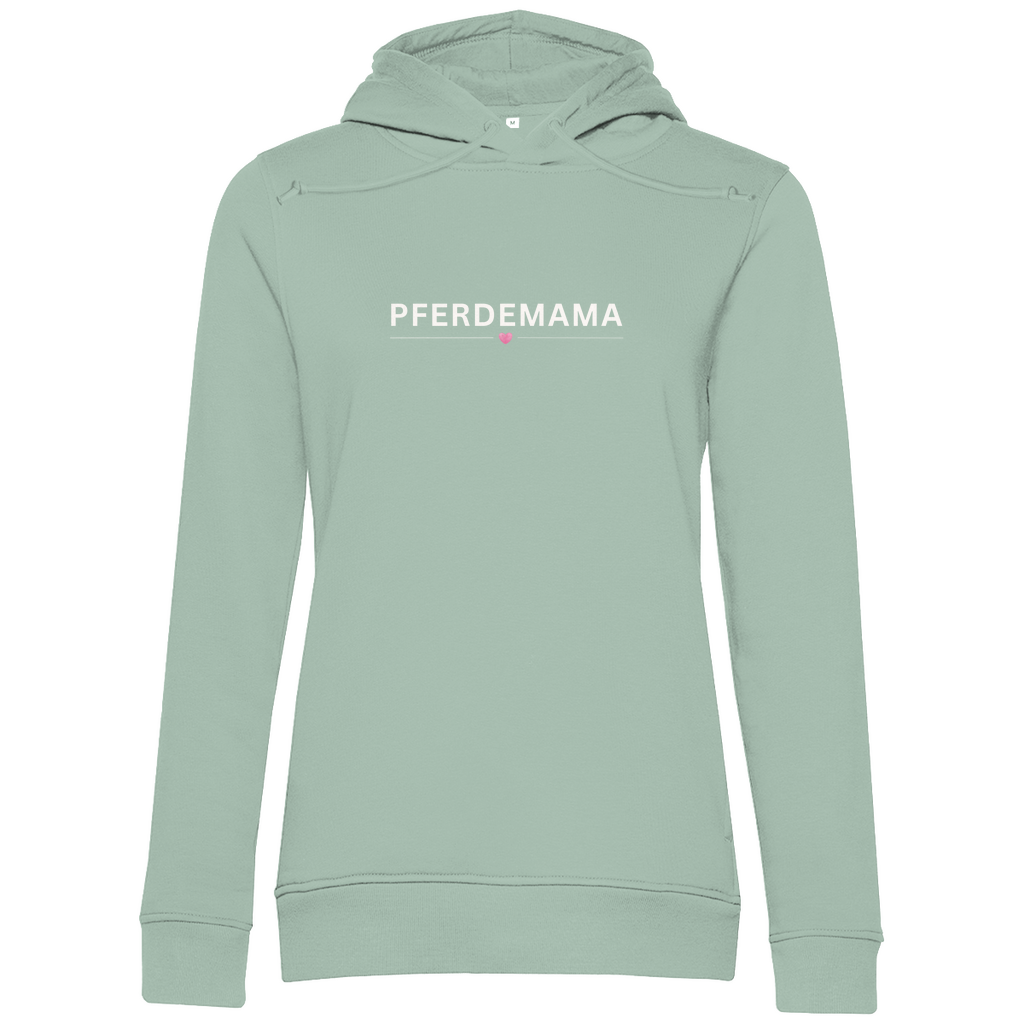 Pferdemama - Bio-Hoodie für Damen