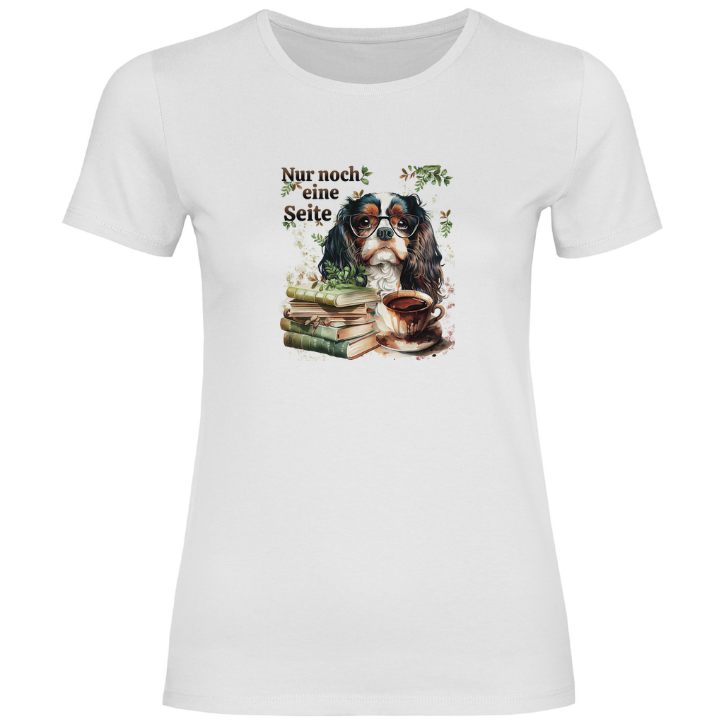 Bücherwurm - T-Shirt für Damen