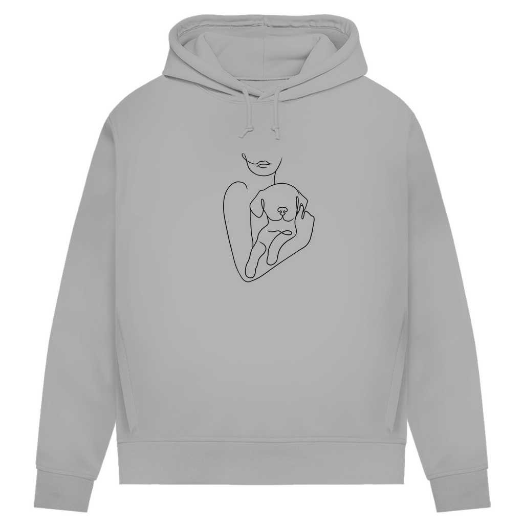 Welpenliebe - Bio-Hoodie für Damen